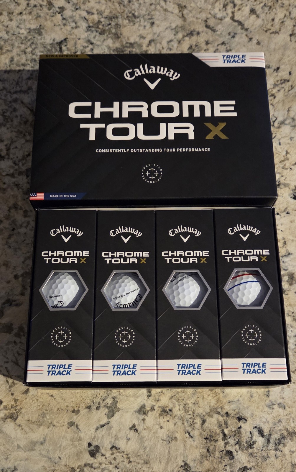 Callaway Chrome Tour X Triple Track Golf Balls -2 Dozen