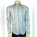 Fitted Ted Baker L/S Dress Shirt in Spring Stripe Great Condition Size 2 (Sm)