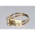 Art Deco Diamond ring. 14k Yellow and White Gold Square table.