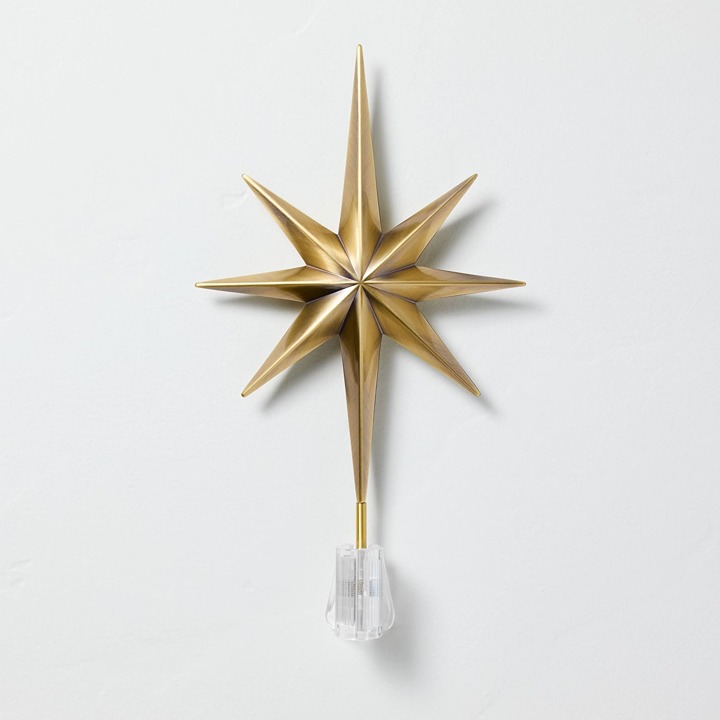 13" Brass Star Tree Topper – Hearth & Hand Magnolia, Target Christmas 2025