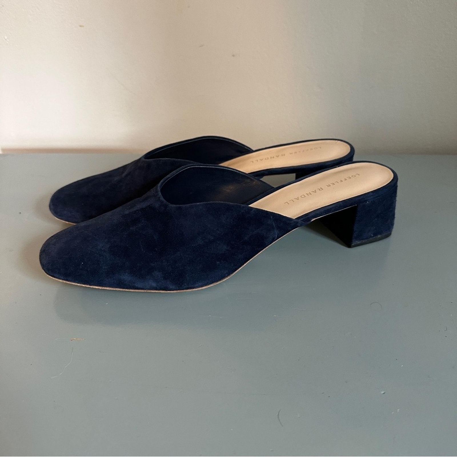 Loeffler Randall Lulu Mule Eclipse Navy Blue 10.5