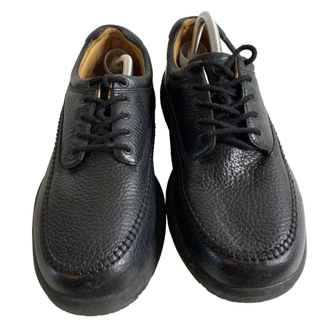 Dr. Comfort Stallion Oxfords Shoes Mens Size 12 XW Black Leather Lace Up Ortho