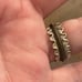 Sterling Silver Ruffled Spinner Ring Size 8