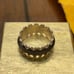 Sterling Silver Ruffled Spinner Ring Size 8