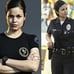 Casio G-Shock DW5600 in black. Lina Esco in S.W.A.T. series 2017-2023