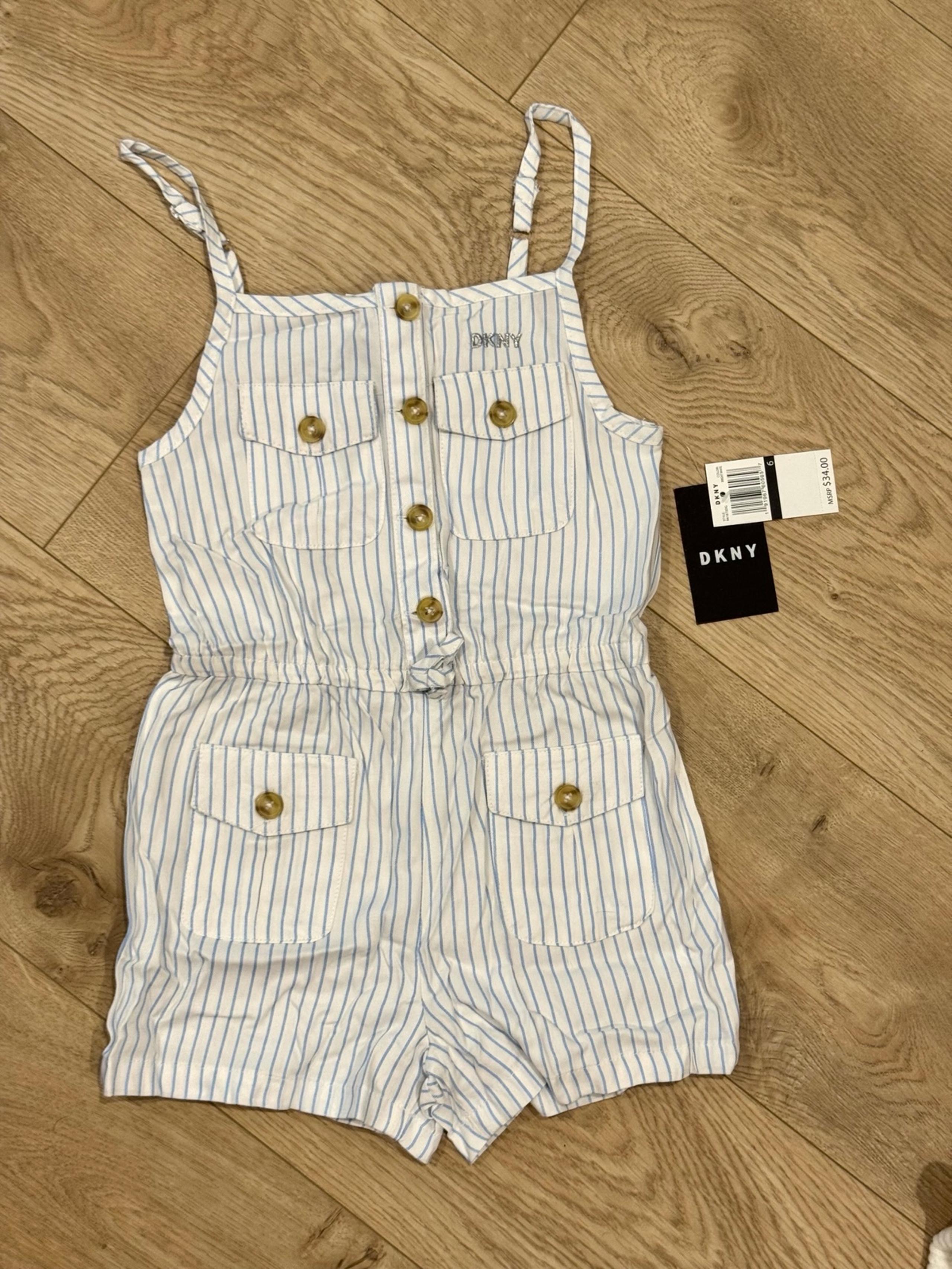 DKNY Girl Clothes Summer Sleeveless jumpsuit / romper - NWT
