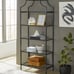 71 Nola 5 Tier Etagere Bookcase, Black Finish