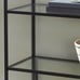 71 Nola 5 Tier Etagere Bookcase, Black Finish