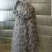 Grey goddess platinum jeweled lace wig