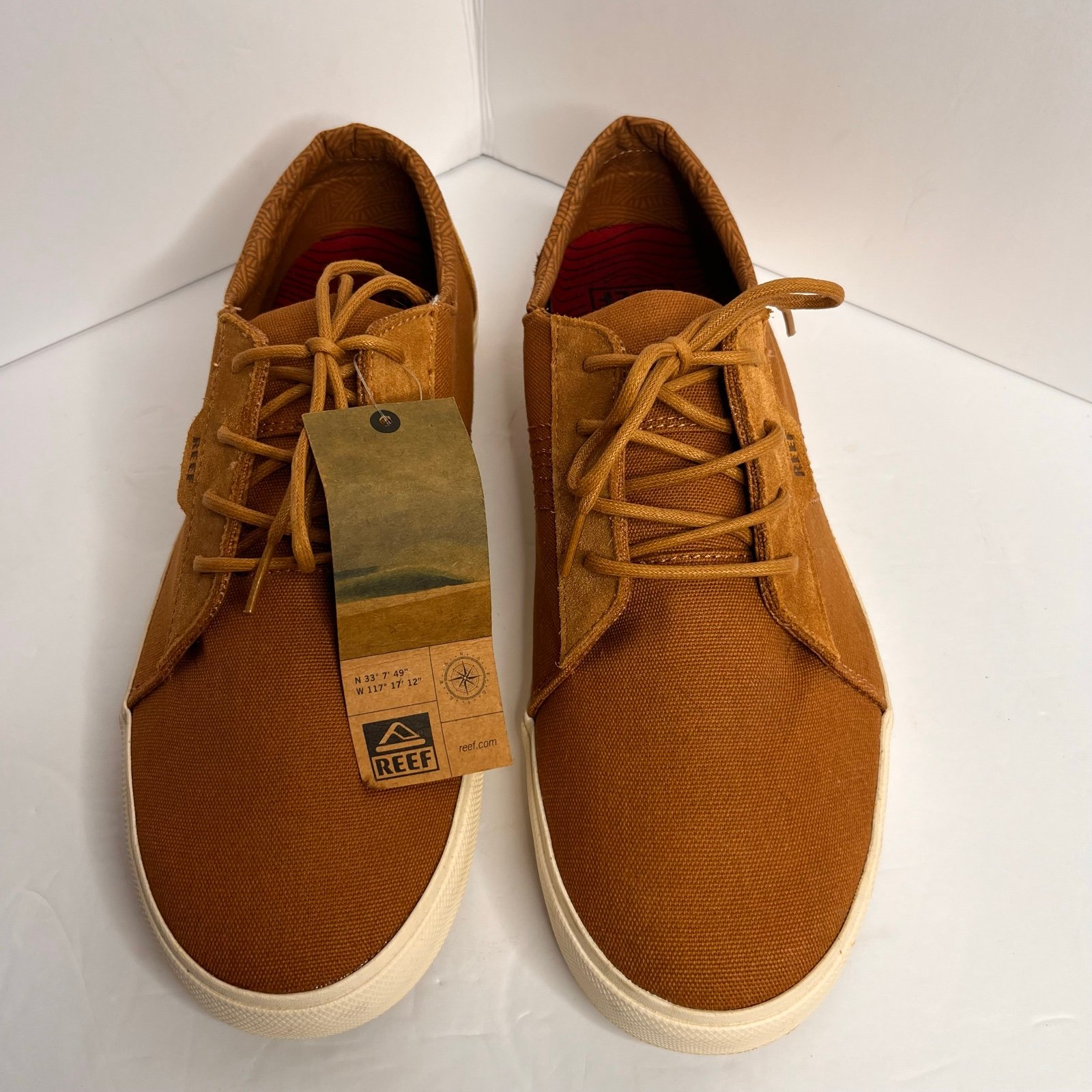 Men’s Reef Ridge Camel Shoes Size 13