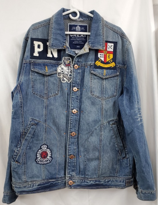 Parish Nation Big Tall Blue Denim Jacket