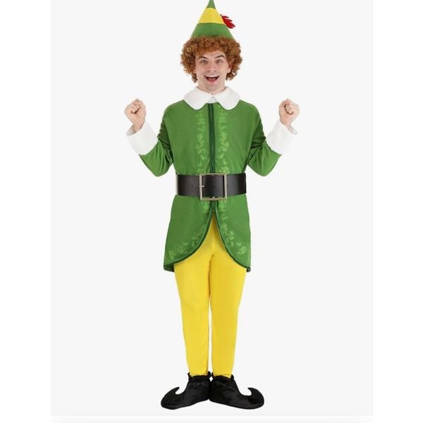 Brand New Buddy the Elf Full Costume for Adults Cosplay Halloween Size Small