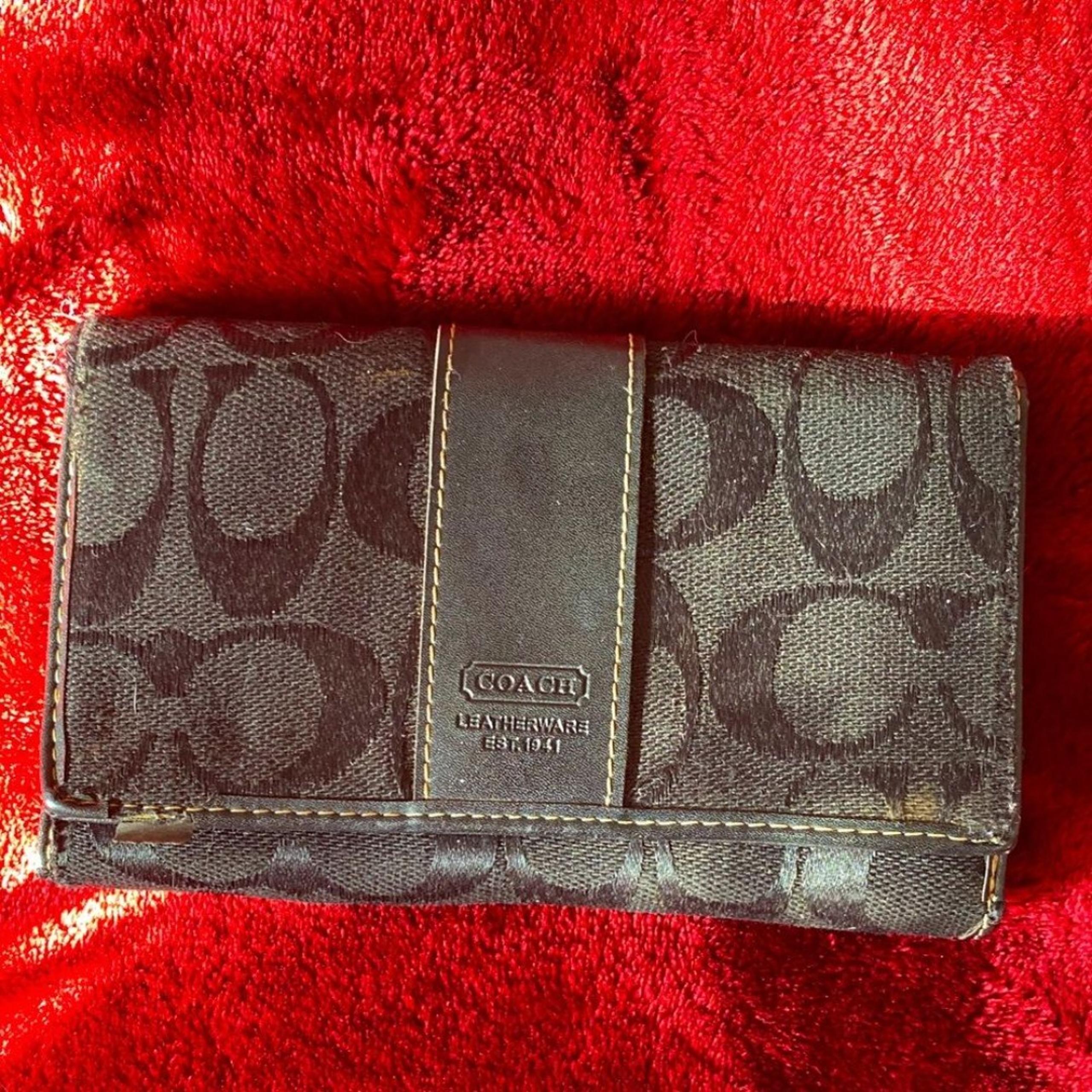 Vintage Coach Clutch Wallet