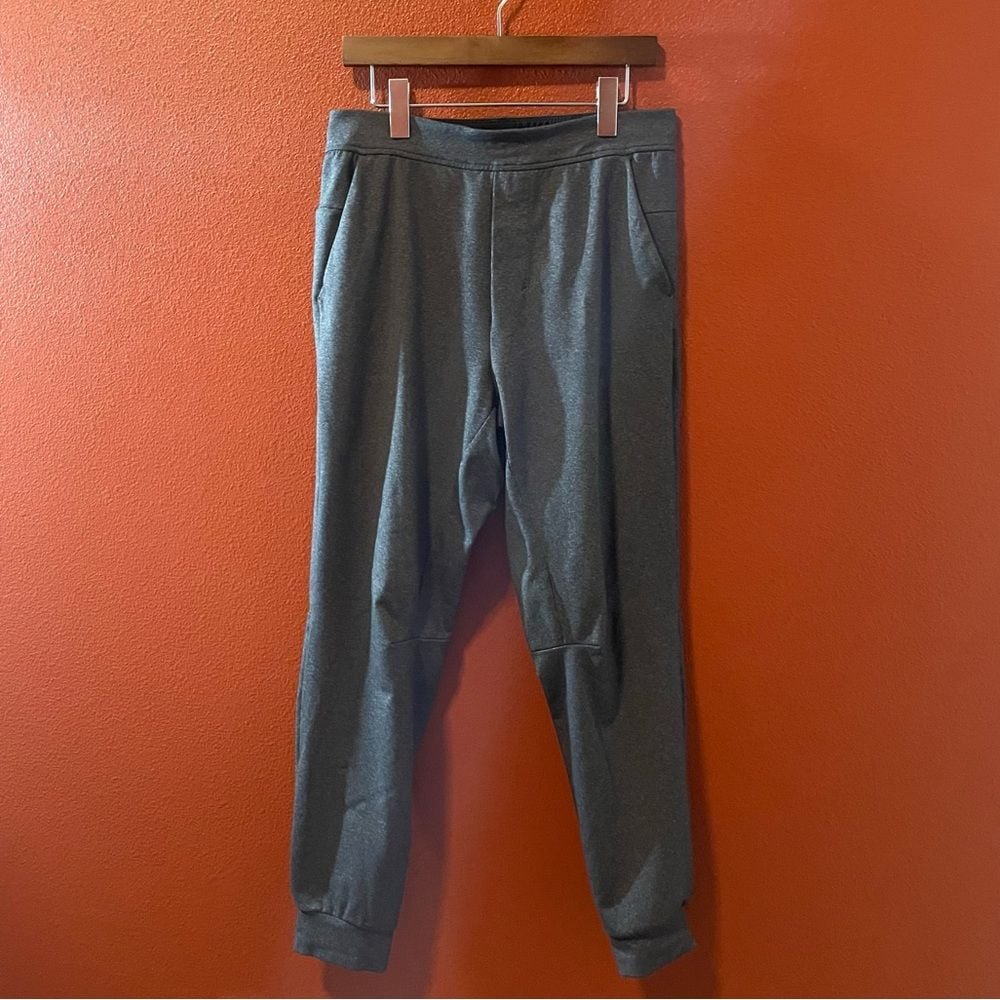Lululemon Athletica Men's Intent Heathered Black Charcoal Yoga Pants Joggers
