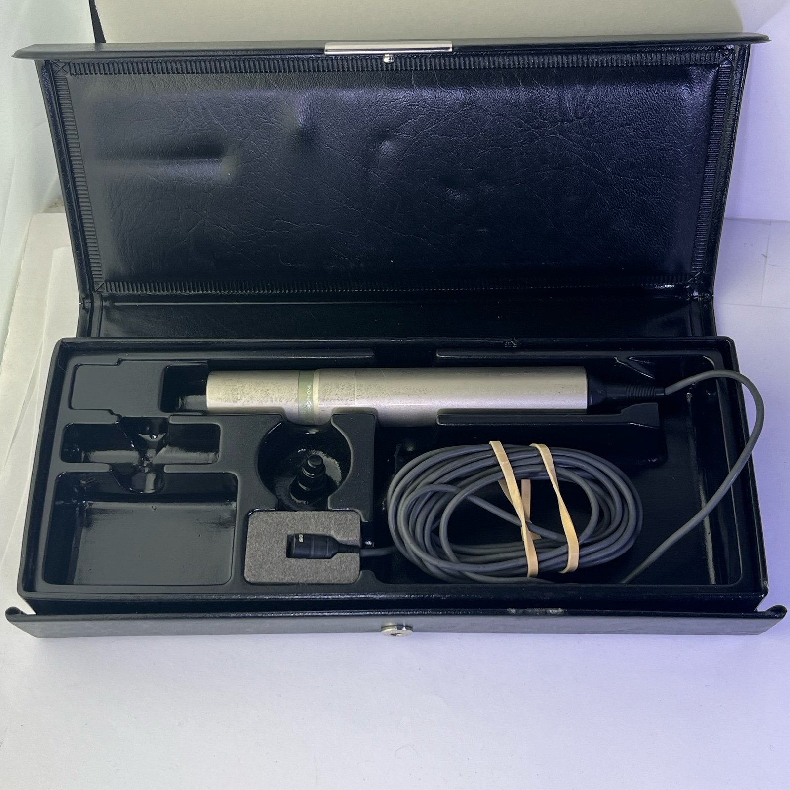Sony ECM-44B XLR Omnidirectional Lavalier Condenser Microphone in Case