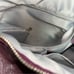 Coach Kristin Signature C Stitched Logo Patent Leather Shoulder Bag Plum #19282