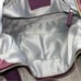 Coach Kristin Signature C Stitched Logo Patent Leather Shoulder Bag Plum #19282