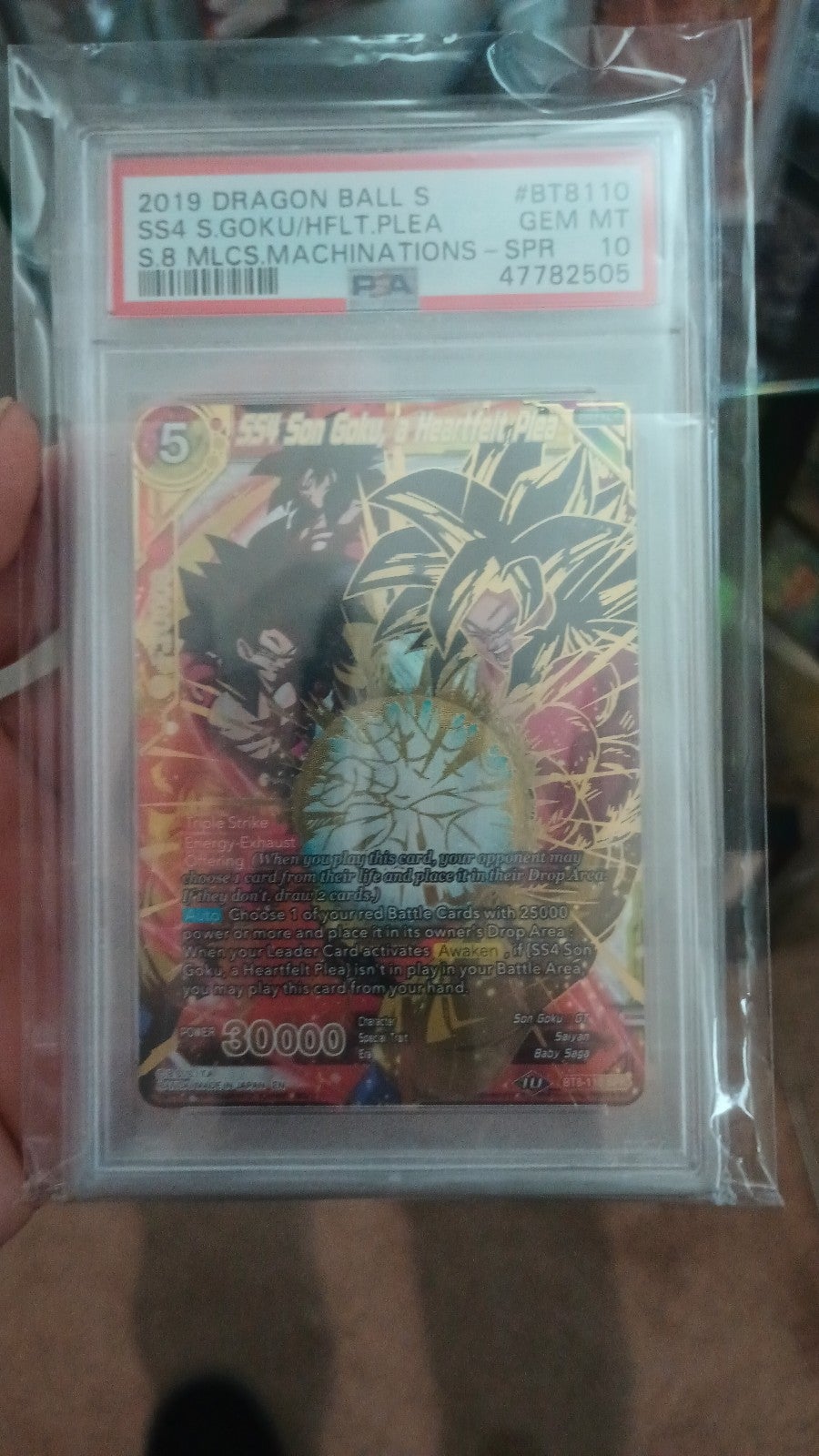 Dragon ball super tcg PSA 10