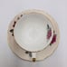 Aynsley Cabbage Rose Tea Cup and Saucer Pink Gold Burgundy White Vintage