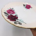 Aynsley Cabbage Rose Tea Cup and Saucer Pink Gold Burgundy White Vintage
