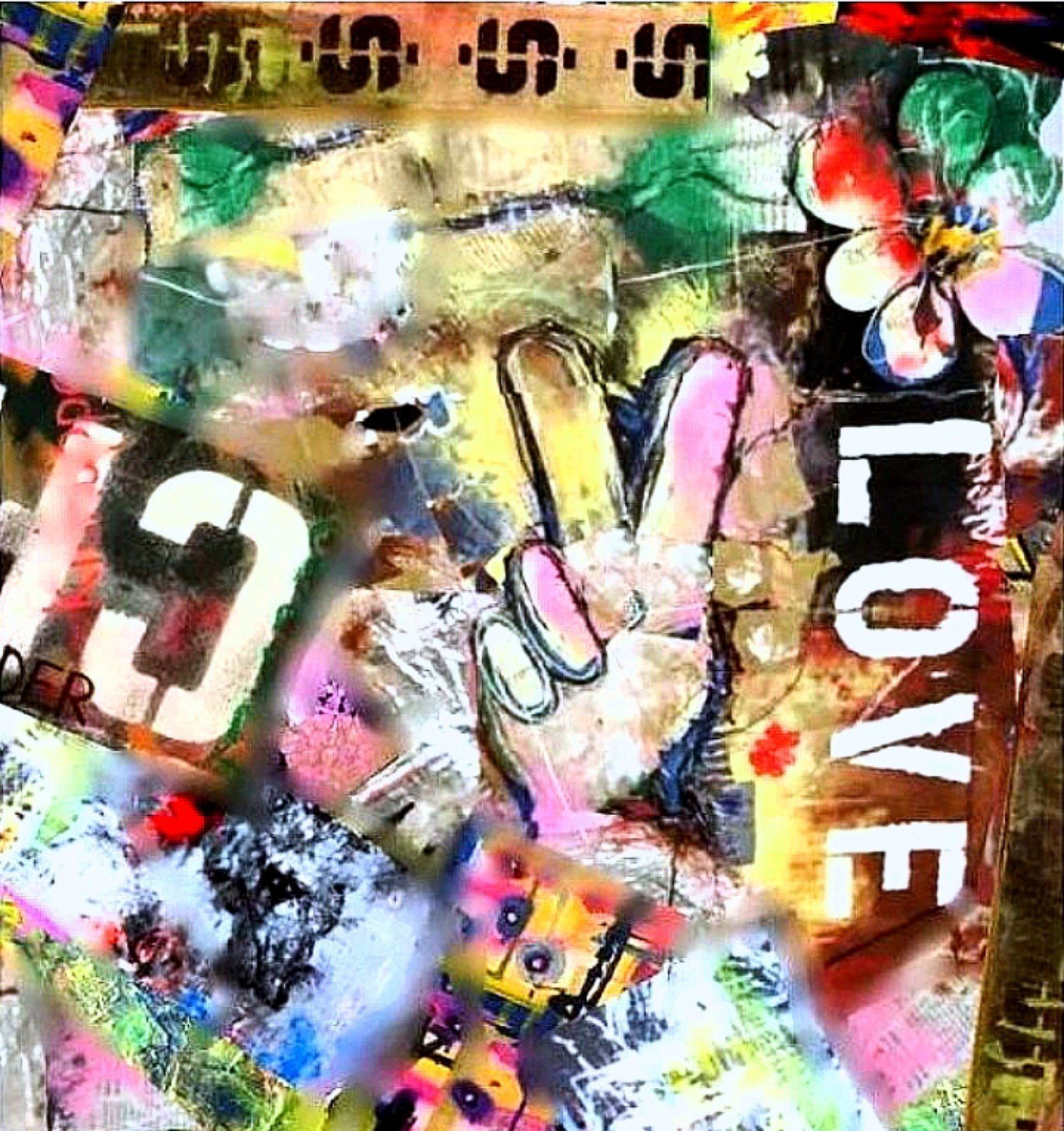New 3FTx3FT Pop Street Graffiti Abstract Art Canvas Painting 3D