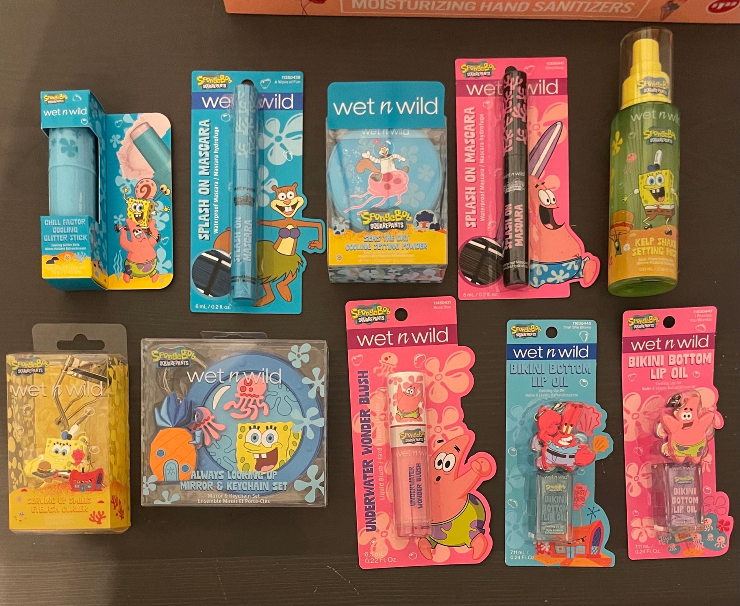 NEW Wet n Wild SpongeBob Make up Bundle