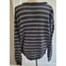 Vintage Chaps Ralph Lauren Wool Blend Striped Gray Sweater Sz XL