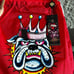 ꧁ NWT Rare VTG Red Ed Hardy Misha Bulldog Drawstring Bag ꧂