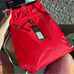 ꧁ NWT Rare VTG Red Ed Hardy Misha Bulldog Drawstring Bag ꧂