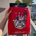 ꧁ NWT Rare VTG Red Ed Hardy Misha Bulldog Drawstring Bag ꧂