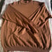 Vintage 1970's Men's Brown D’Avila Italy Merino Wool Long Sleeve Sweater Large