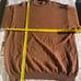 Vintage 1970's Men's Brown D’Avila Italy Merino Wool Long Sleeve Sweater Large