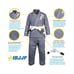 Hawk Jiu Jitsu Kids Size K4 (XL) Gray Lightweight Brazilian NWOT NO BELT
