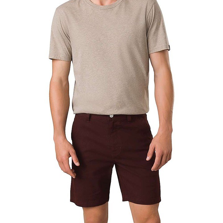PrAna Furrow Short Cacao Mens 40/08 Standard Fit Stretch Chino Lightweight NWT