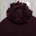 NWT UGG WOMEN'S POM KNIT HAT PORT‎ BURGUNDY