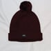 NWT UGG WOMEN'S POM KNIT HAT PORT‎ BURGUNDY