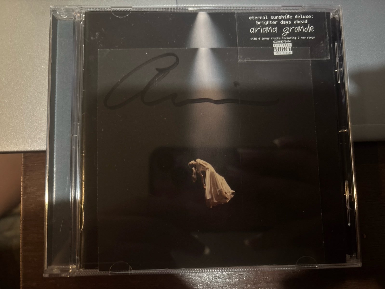 signed eternal sunshine deluxe levitating cover cd