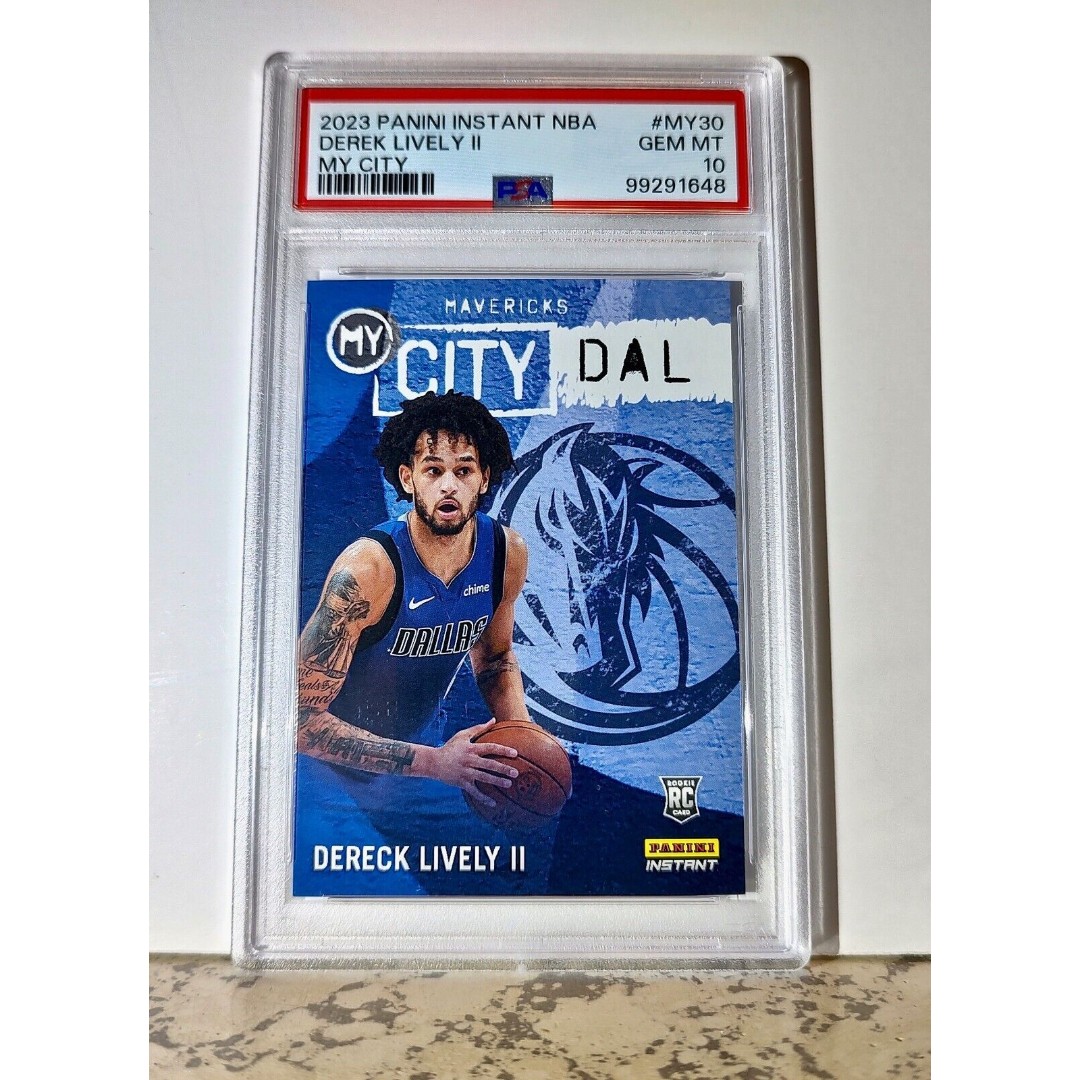 Dereck Lively II 2023 Panini MyCity Rookie NBA #MY-30 Basketball Card PSA 10 Gem