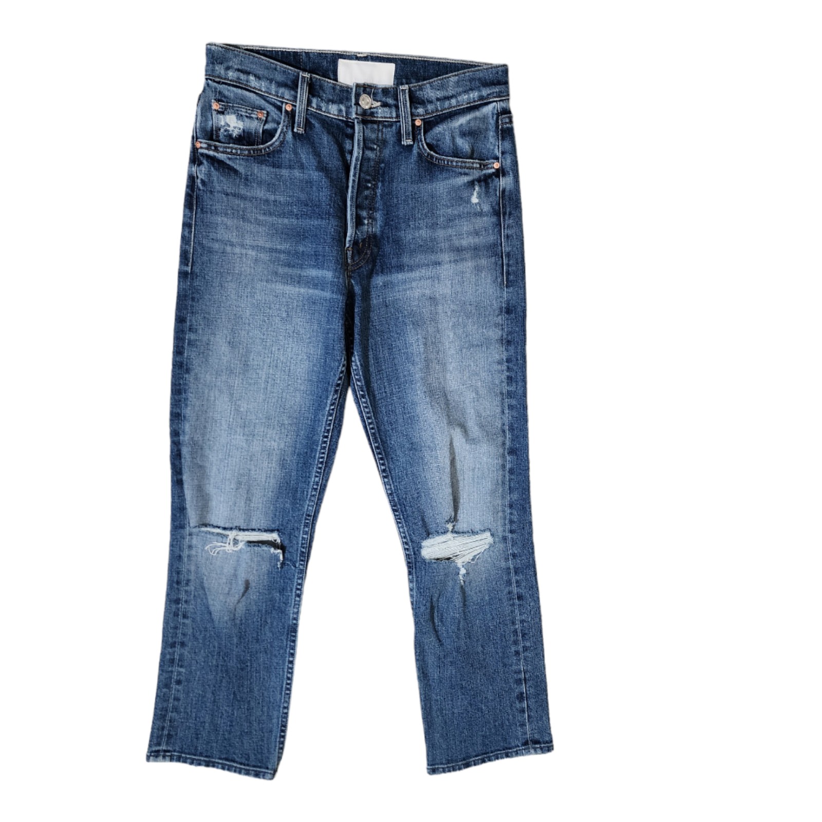 MOTHER The Tomcat Cropped Jeans in Seriously Truce Sz 27