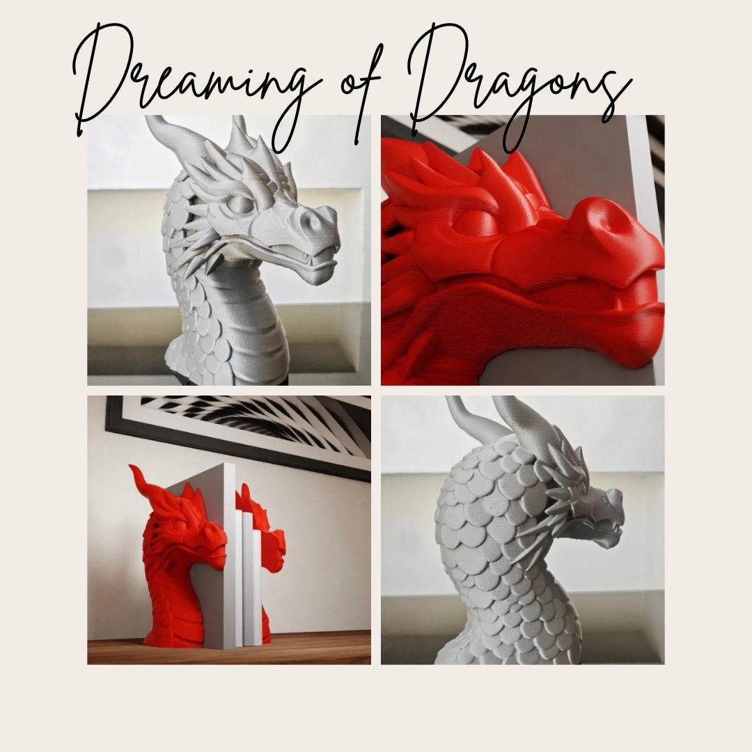 Dragon Bookends