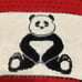 K&J Ashley Vintage Red Funky 80s 90s Fairy Kei Panda Sweater Vest One Size