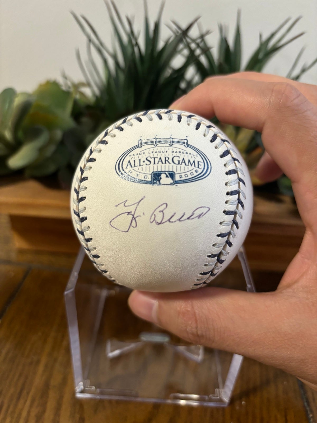Yogi Berra Signed All Star 2008 Baseball Autographed Yankees Steiner COA
