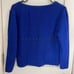 St John Collection by Marie Grey Size 8 SWEATER Santana Knit Blue Embellished