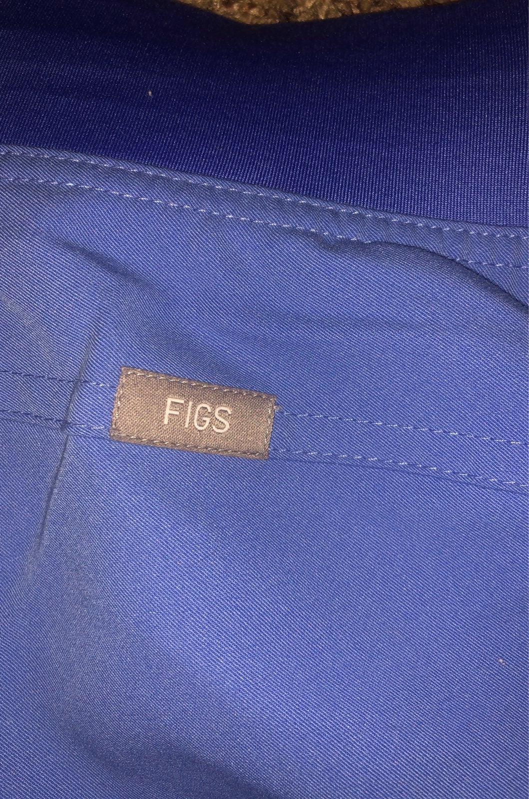 FIG Clothing Kade Cargo Scrub Pants in Ceil Blue