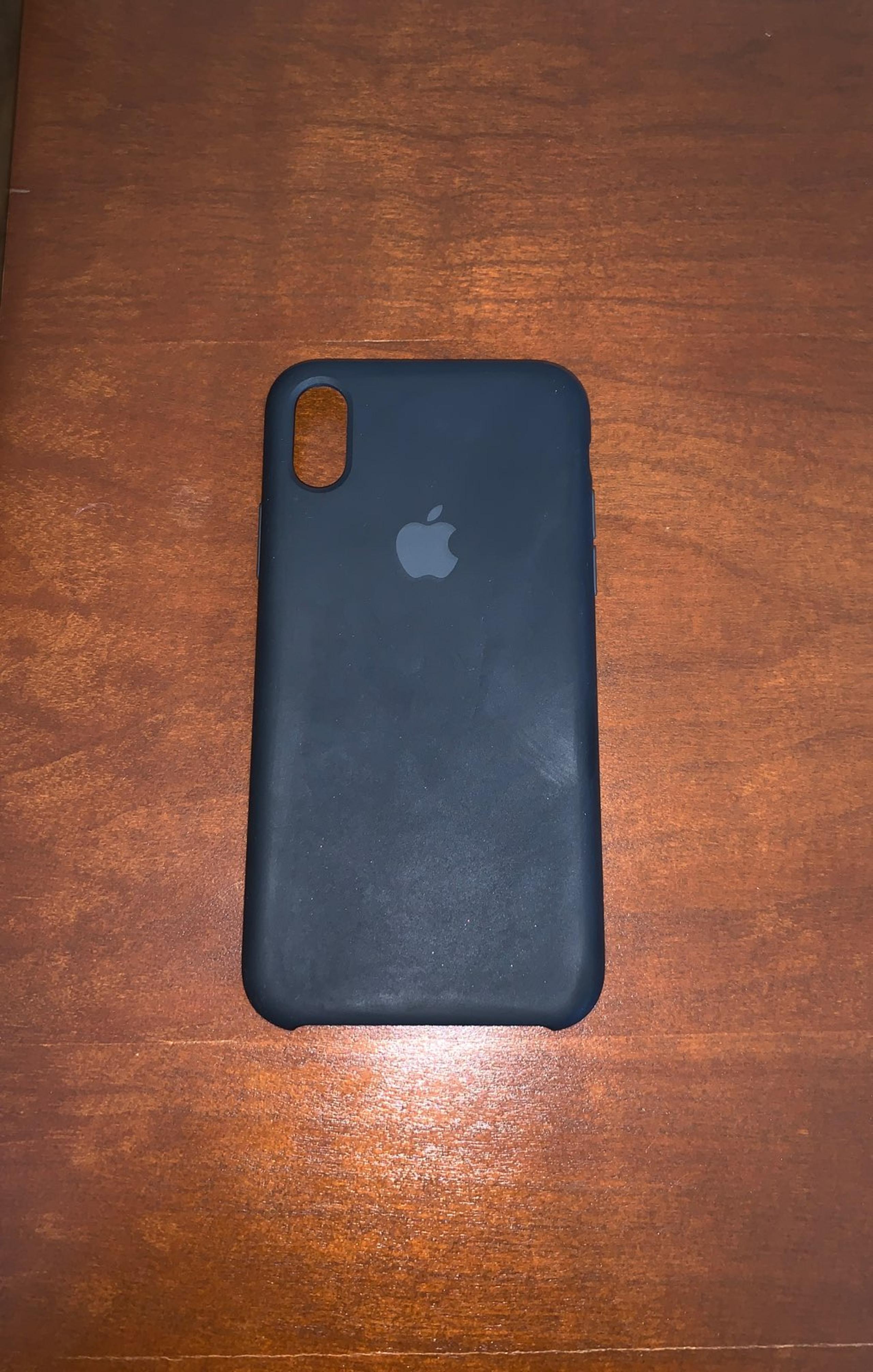 Apple Black Silicon I Phone X Case