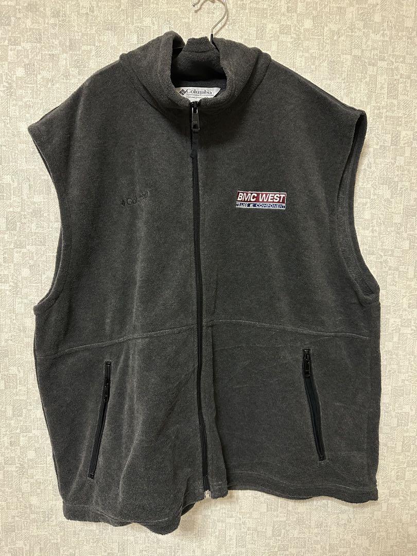 Columbia Fleece Vest Gray BMC WEST