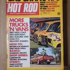 Vintage Hot Rod Magazine Lot Of 6 - 1968, 1969, 1974 Car Enthusiast