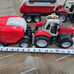 Adventure Force Farm Tractor With Baler & Tractor With Trailer -Mororized