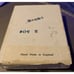 Vtg Brass Paperweight 3 x 4.5 Made in England Engraved James Adams Felt Back