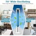 Portable Evaporative Air Cooler Oscillating Air cooler Fan 41 White